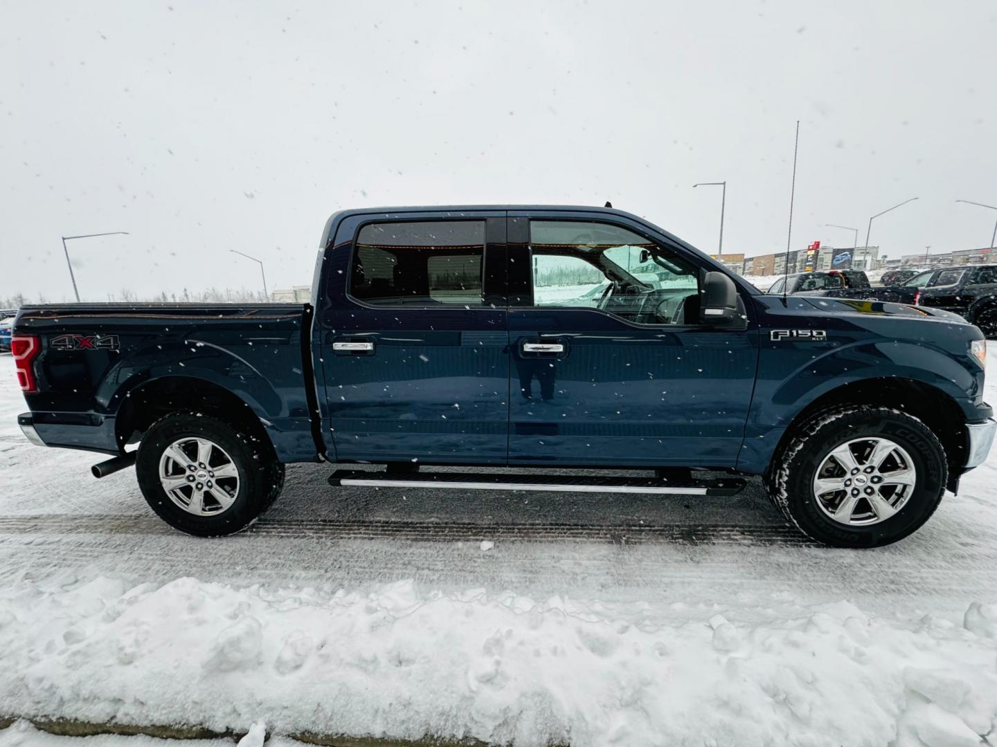 2019 Blue /Gray Ford F-150 XLT SuperCrew 5.5-ft. Bed 4WD (1FTEW1E55KK) with an 5.0L V8 OHV 32V engine, 6A transmission, located at 1960 Industrial Drive, Wasilla, 99654, (907) 274-2277, 61.573475, -149.400146 - Photo#6